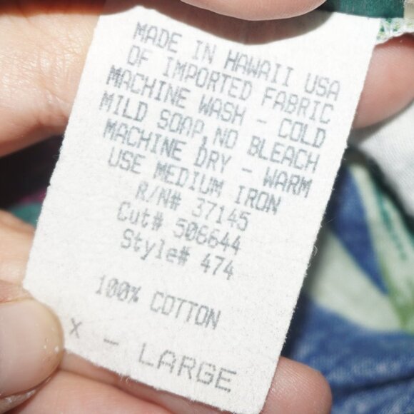 Vintage Y2k Hilo Hattie Hawaiian Floral Dress XL - Picture 5 of 9